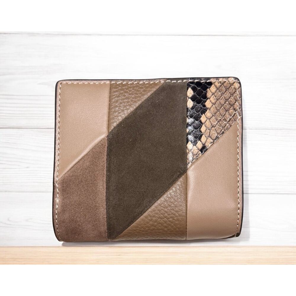 NWT Coach CCJ05 Patchwork Asher Shoulder Bag &  CCR27 Snap Patchwork Wallet - Picture 7 of 10